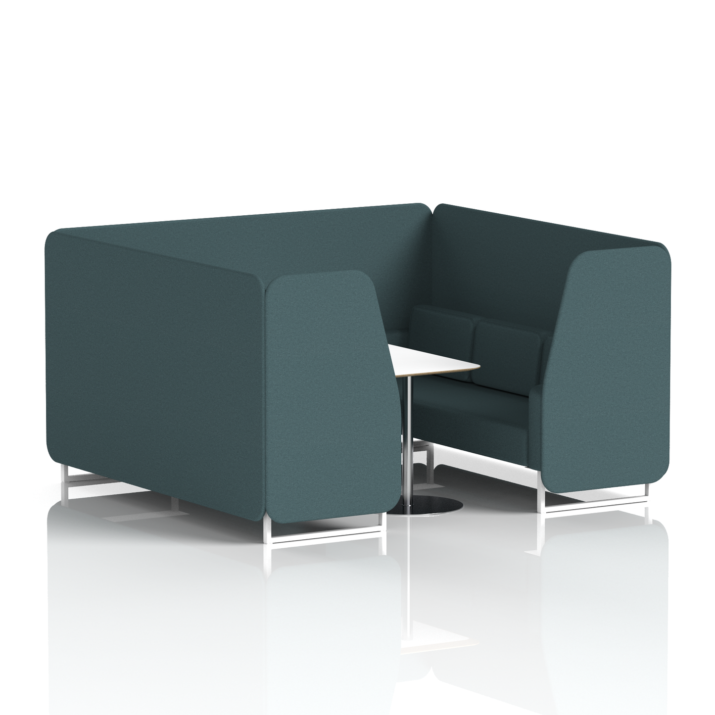 Brixworth Booth With White Table In Single Tone (Part 2)