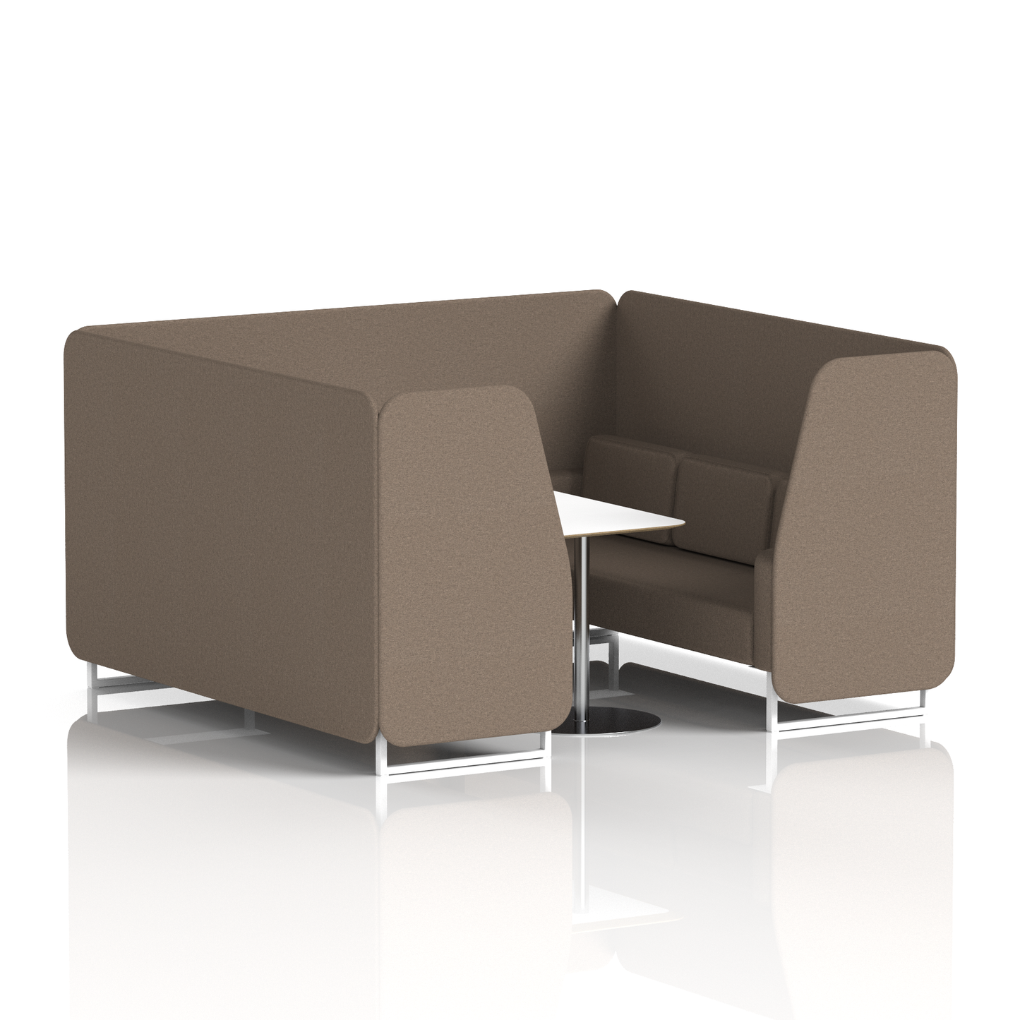 Brixworth Booth With White Table In Single Tone (Part 2)
