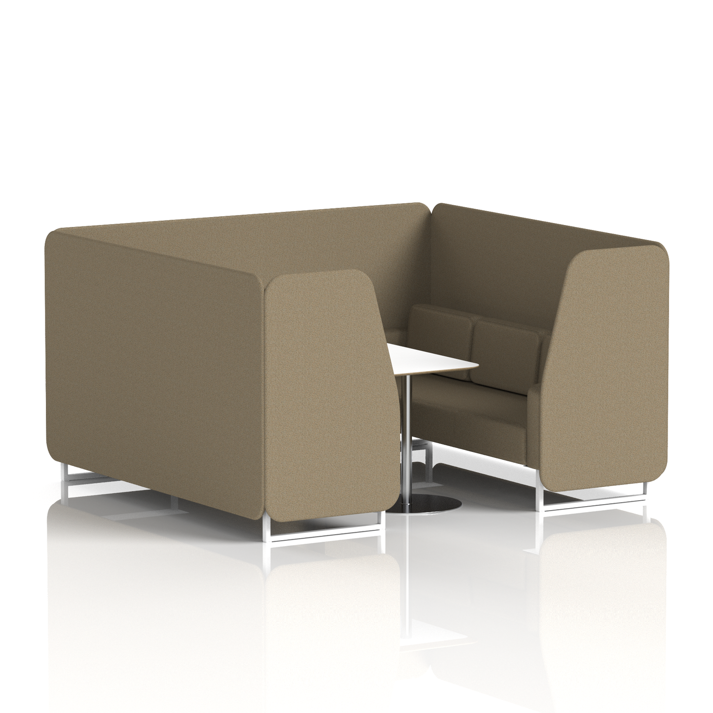 Brixworth Booth With White Table In Single Tone (Part 2)