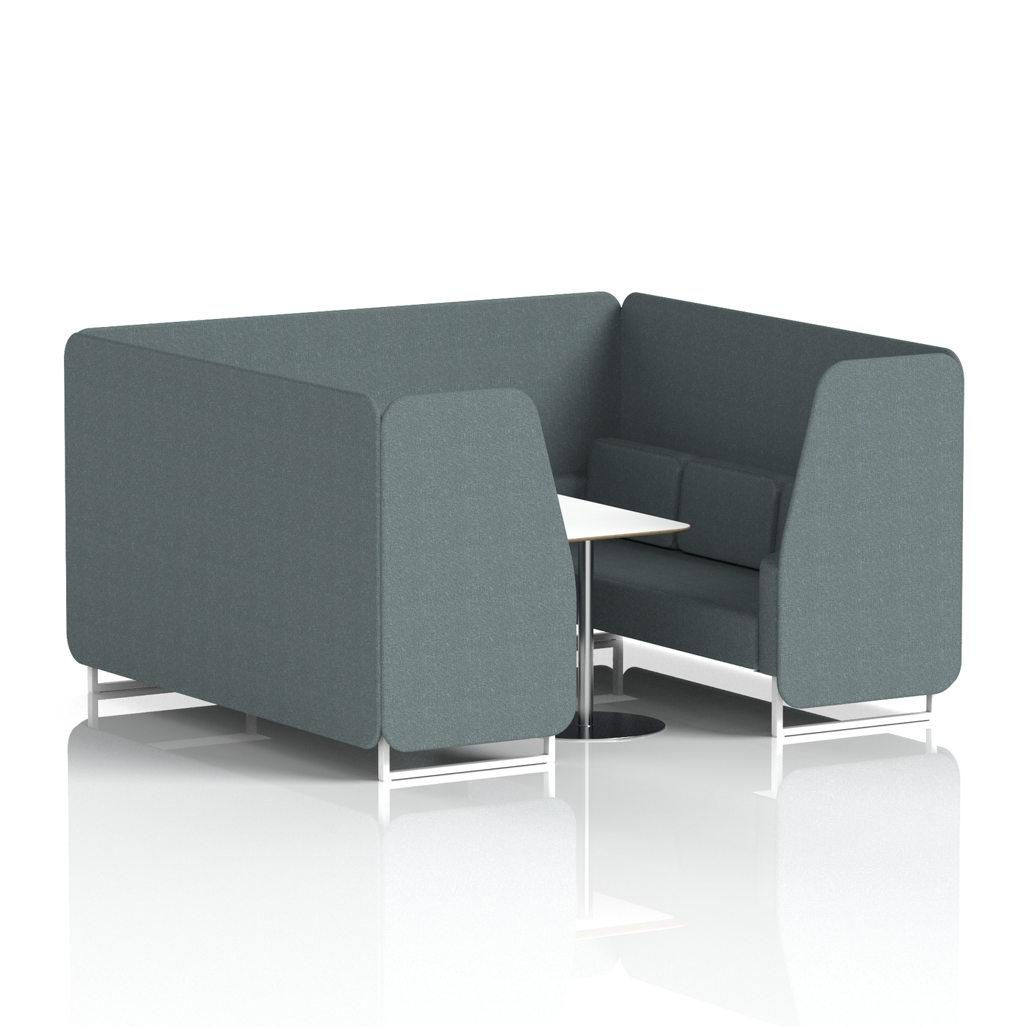 Brixworth Booth With White Table In Single Tone (Part 2)