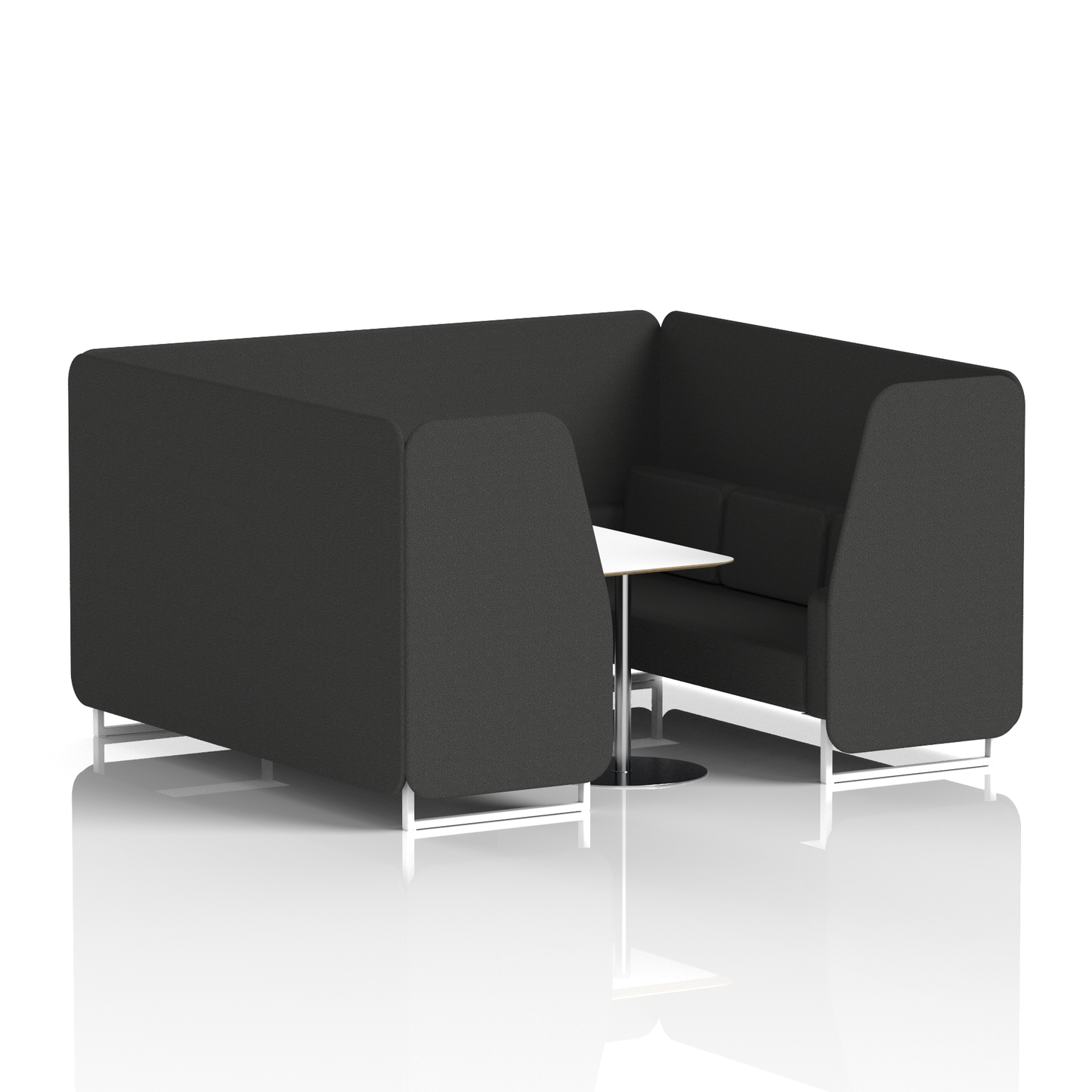 Brixworth Booth With White Table In Single Tone (Part 2)