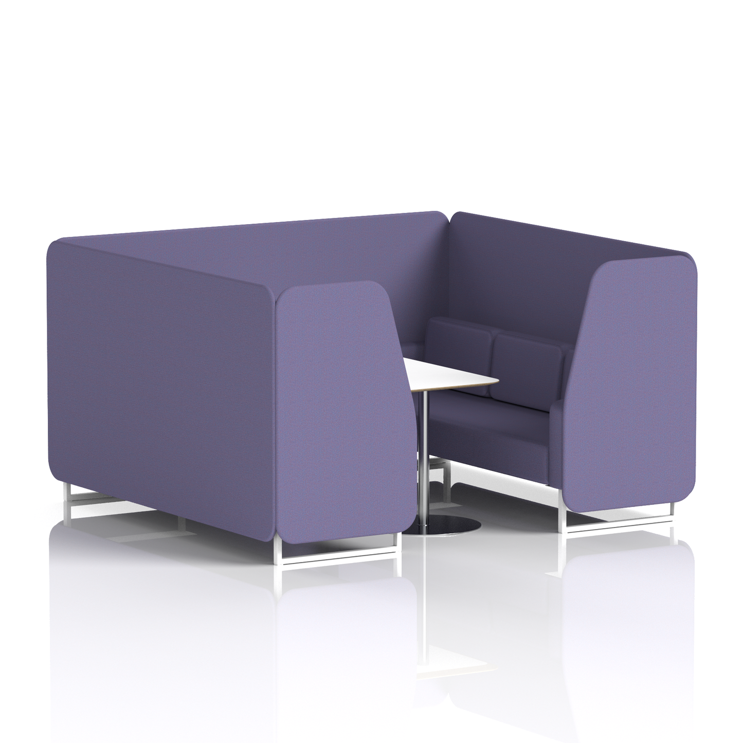 Brixworth Booth With White Table In Single Tone (Part 2)