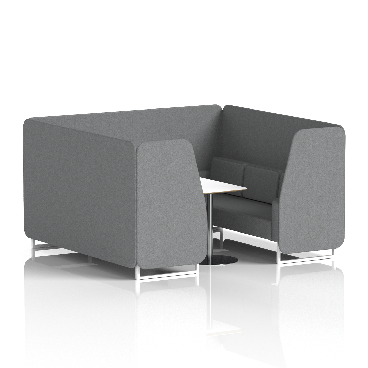 Brixworth Booth With White Table In Single Tone (Part 2)