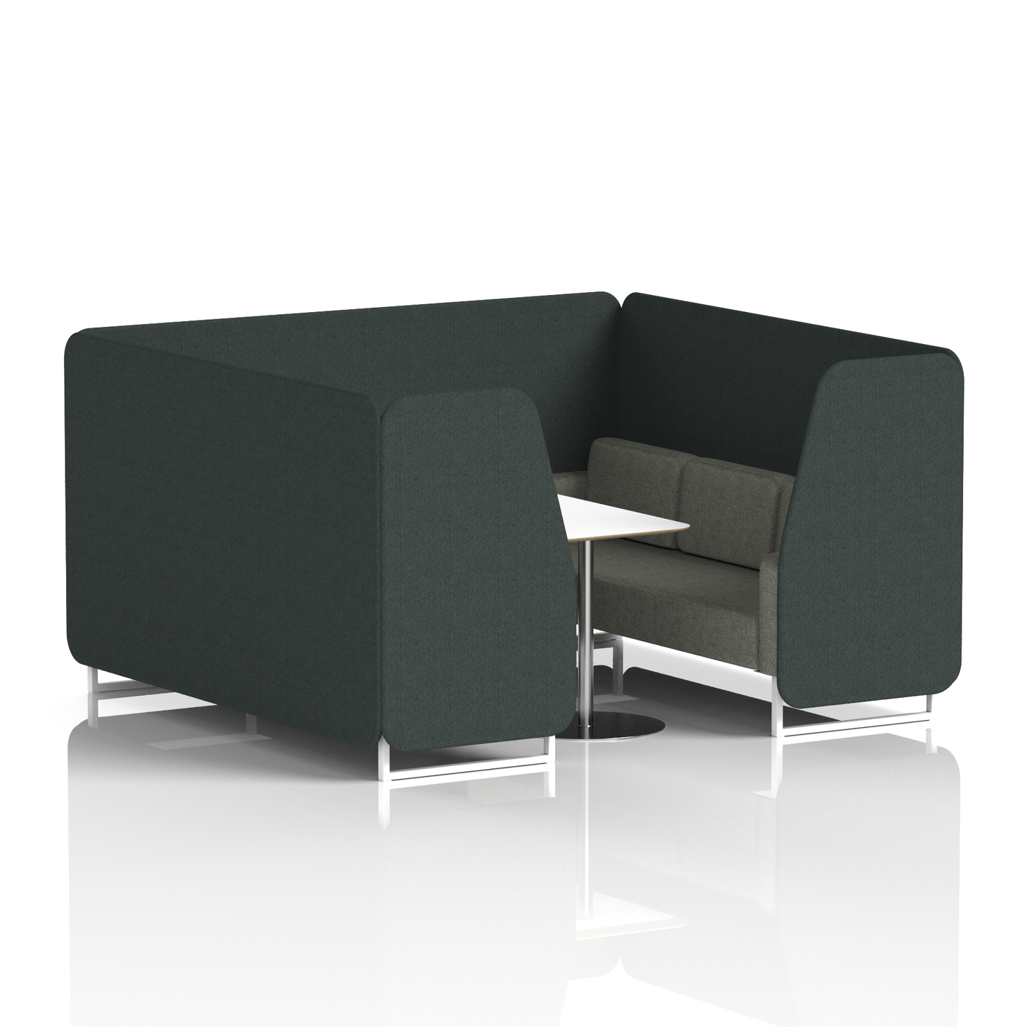 Brixworth Booth With White Table In Two Tone (Part 1)