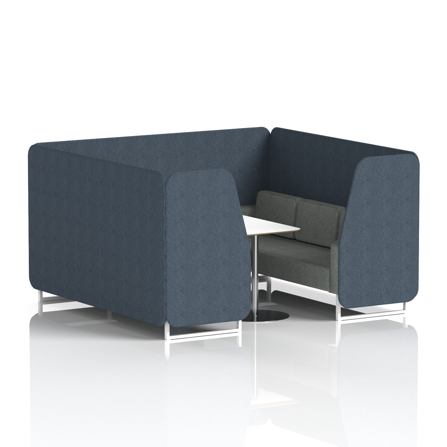 Brixworth Booth With White Table In Two Tone (Part 1)