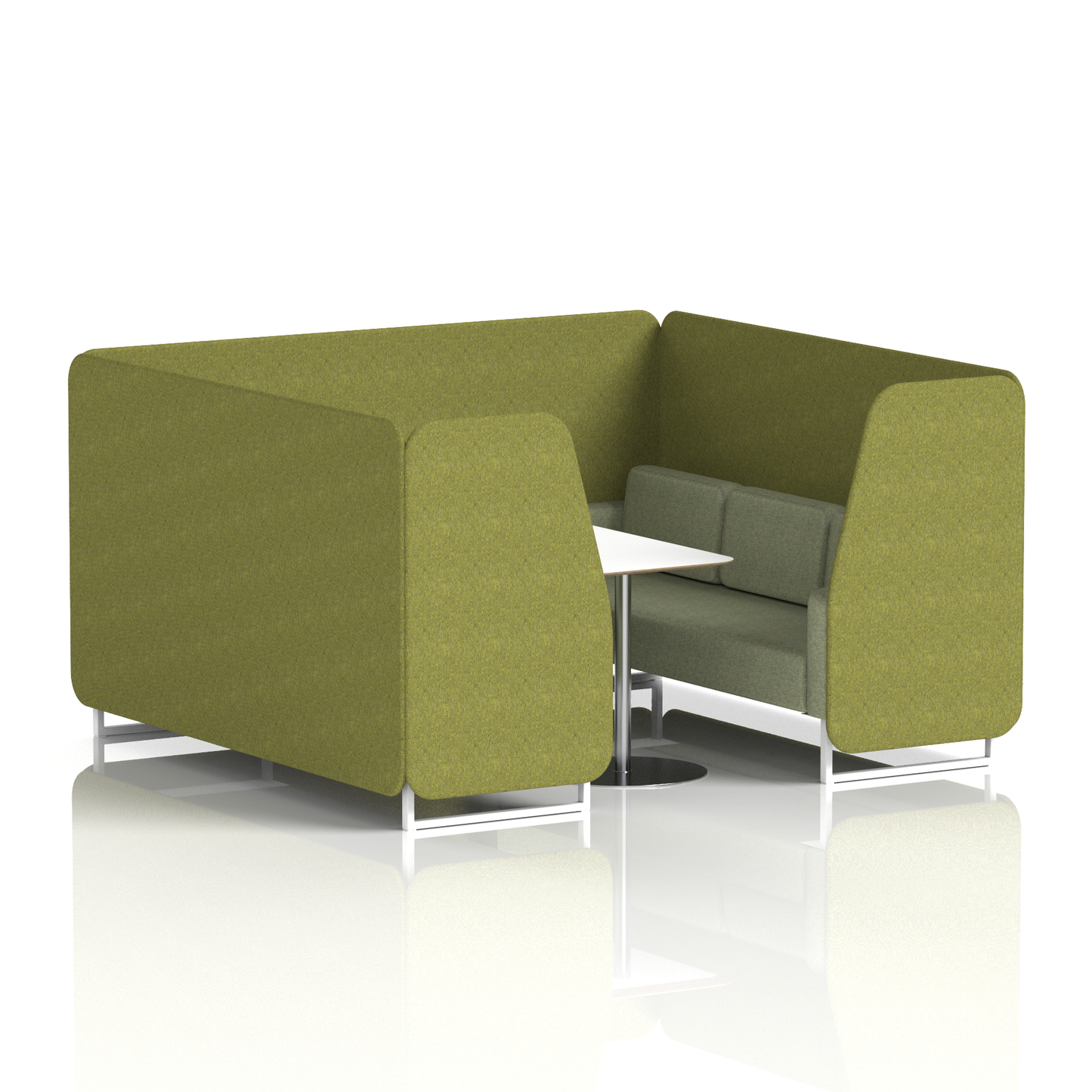 Brixworth Booth With White Table In Two Tone (Part 1)