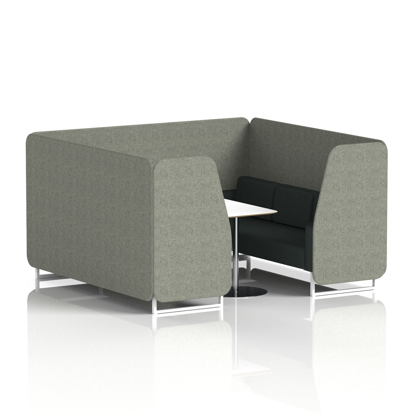 Brixworth Booth With White Table In Two Tone (Part 1)