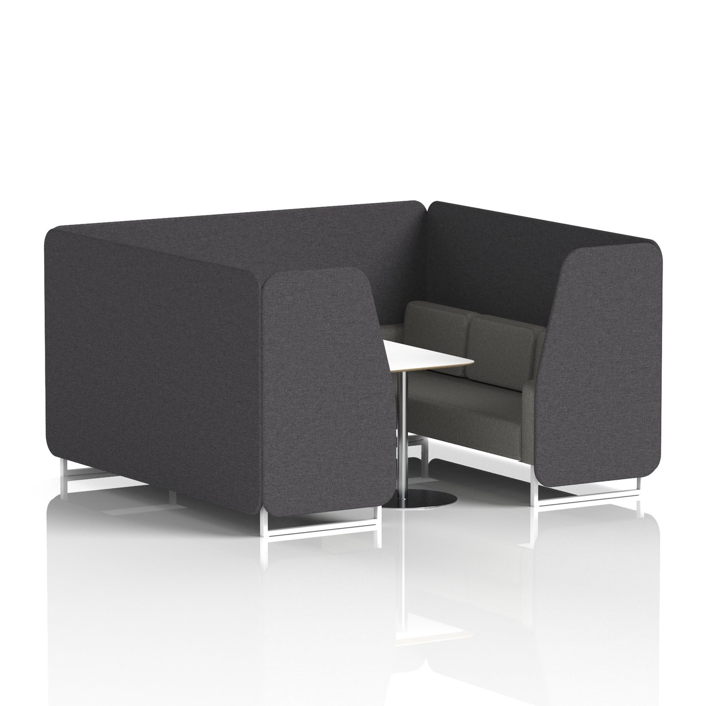 Brixworth Booth With White Table In Two Tone (Part 1)