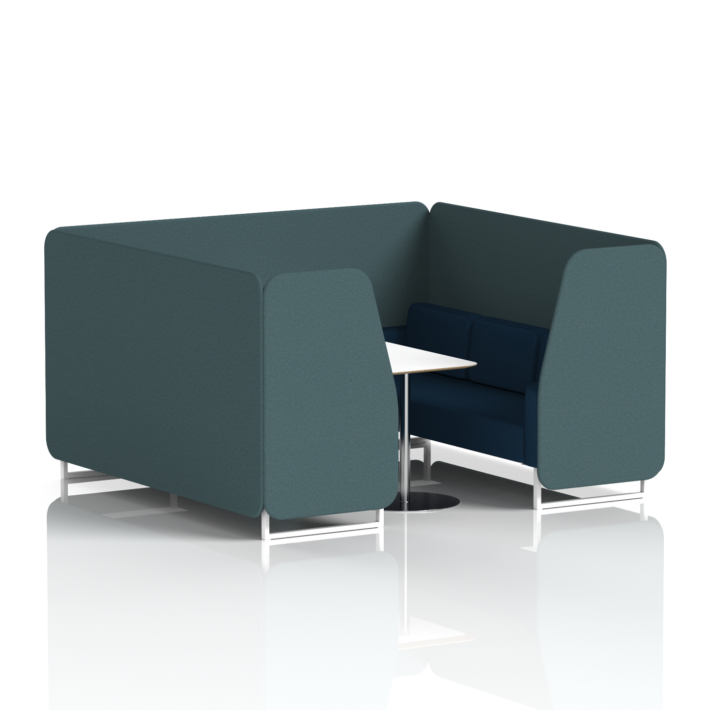 Brixworth Booth With White Table In Two Tone (Part 2)