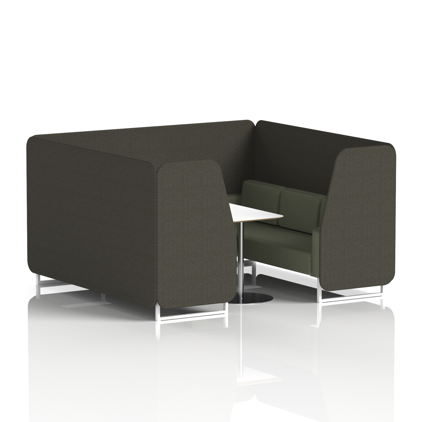 Brixworth Booth With White Table In Two Tone (Part 2)