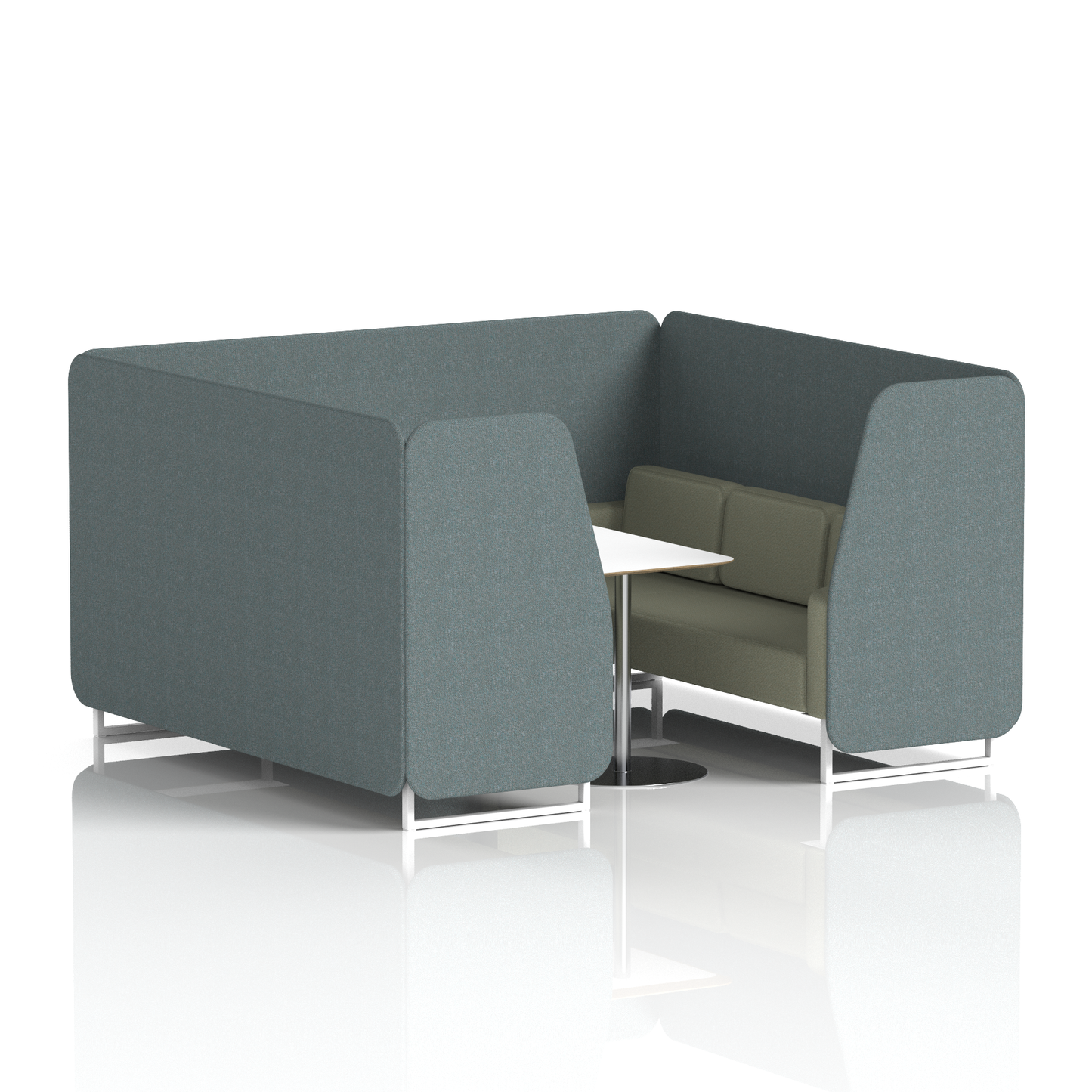 Brixworth Booth With White Table In Two Tone (Part 2)