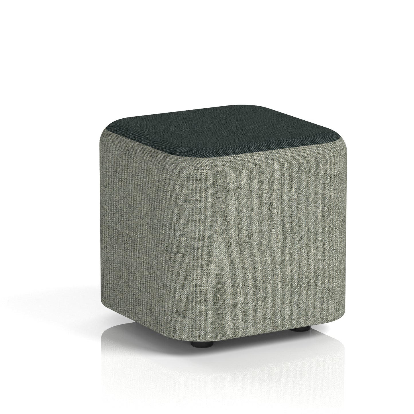 Harlestone Square Stool in Two Tone