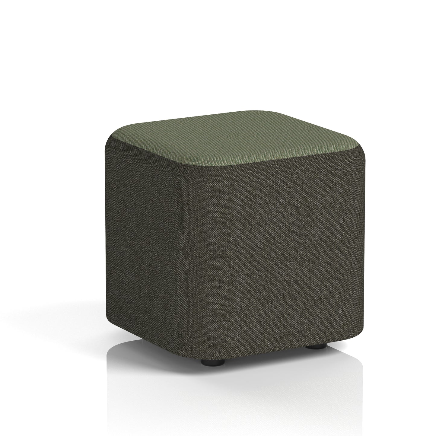 Harlestone Square Stool in Two Tone