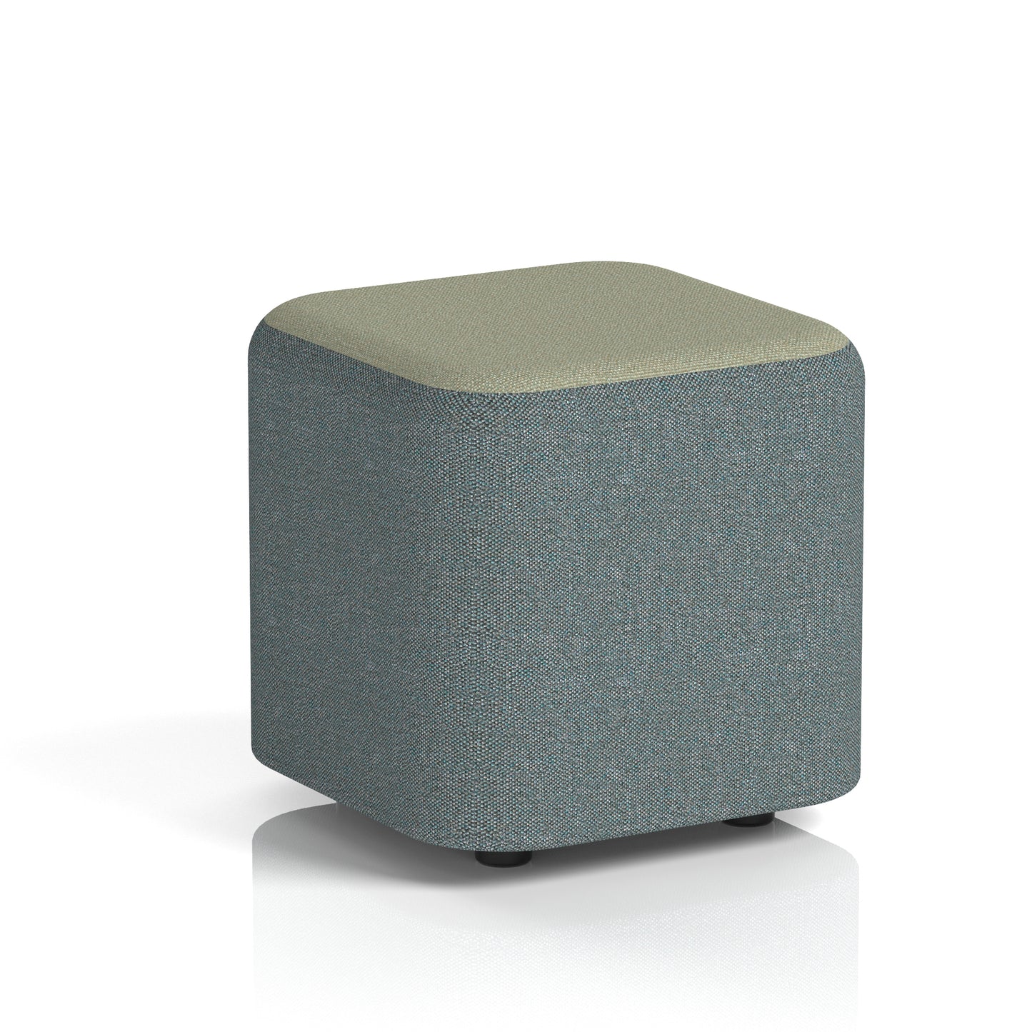 Harlestone Square Stool in Two Tone