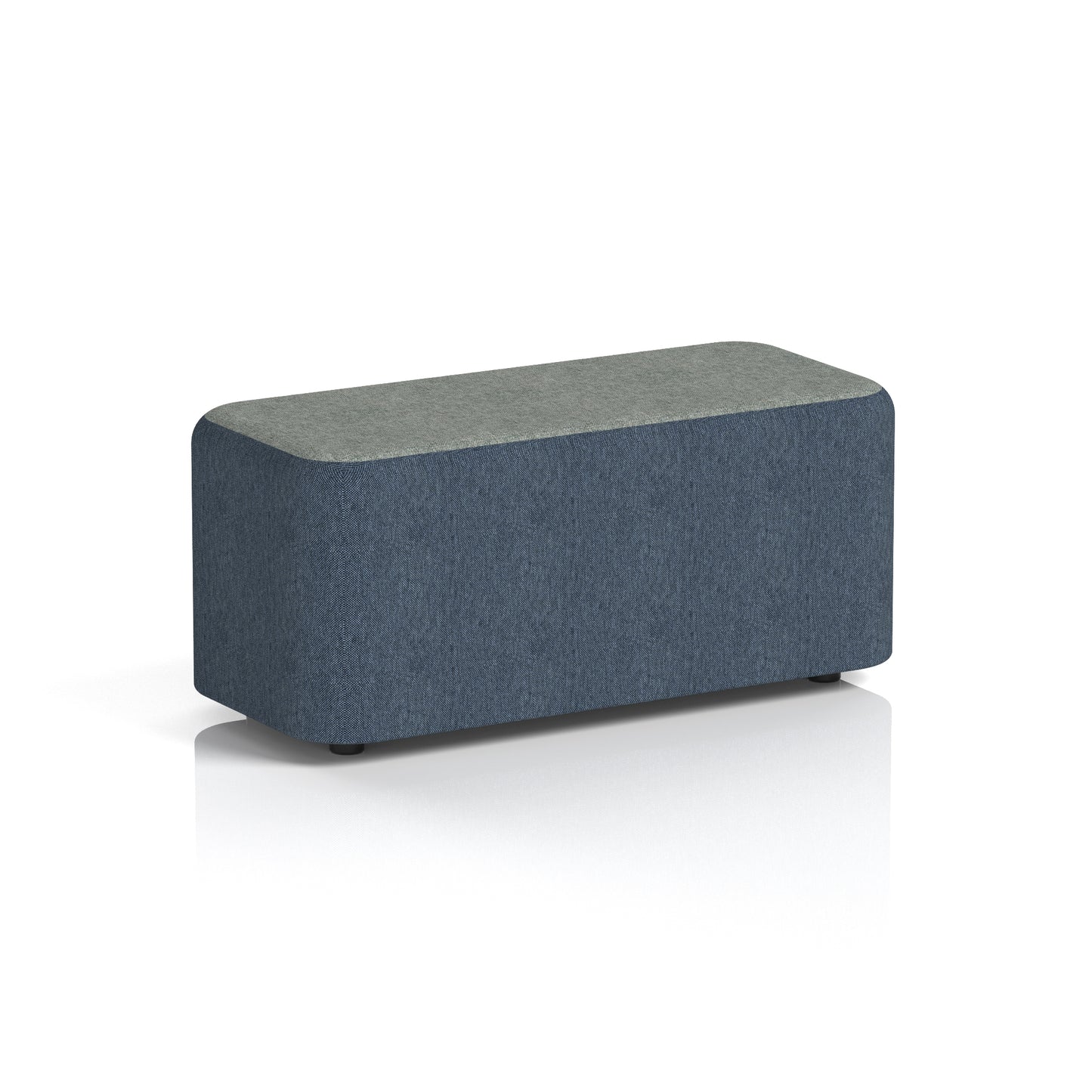 Harlestone Rectangular Stool in Two Tone