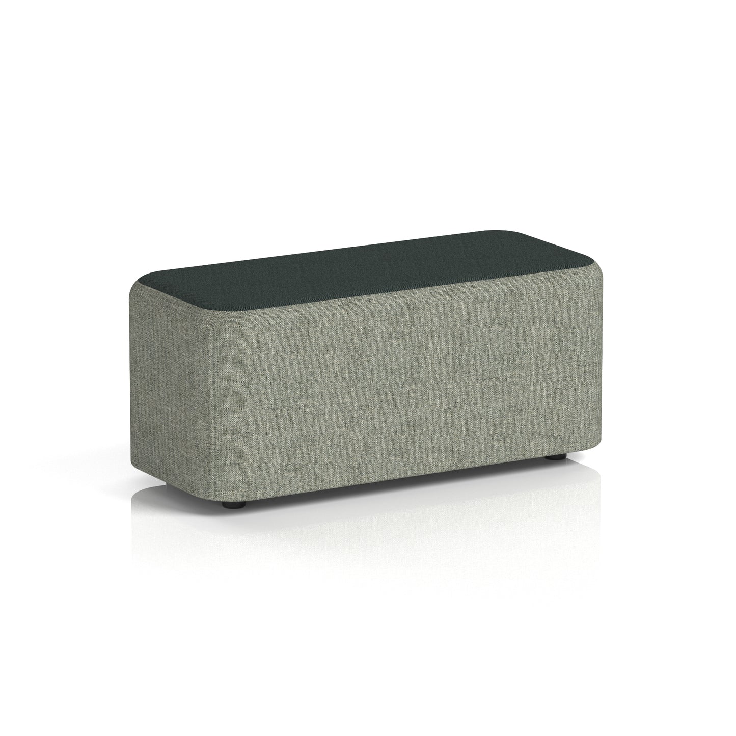 Harlestone Rectangular Stool in Two Tone