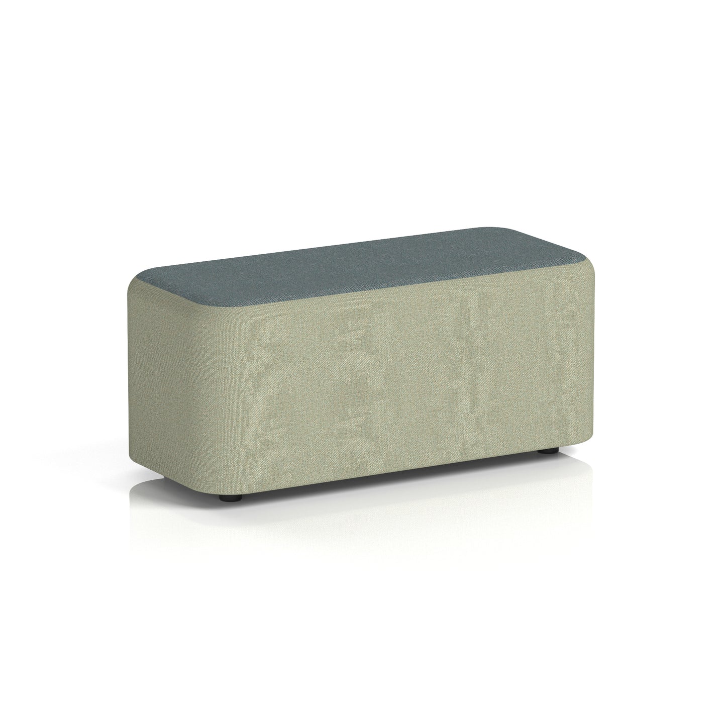 Harlestone Rectangular Stool in Two Tone