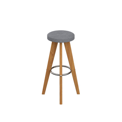 PLATEAU BUTTON HIGH STOOL 375 X 375 X 500H