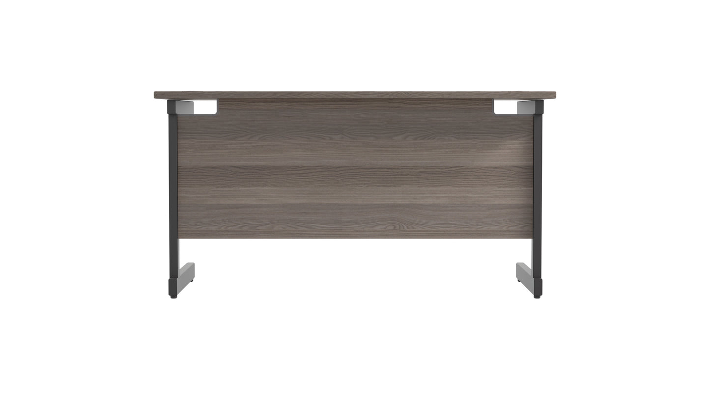 Single Upright Rectangular Desk: 600mm Deep (FSC)