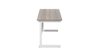 Single Upright Rectangular Desk: 600mm Deep (FSC)