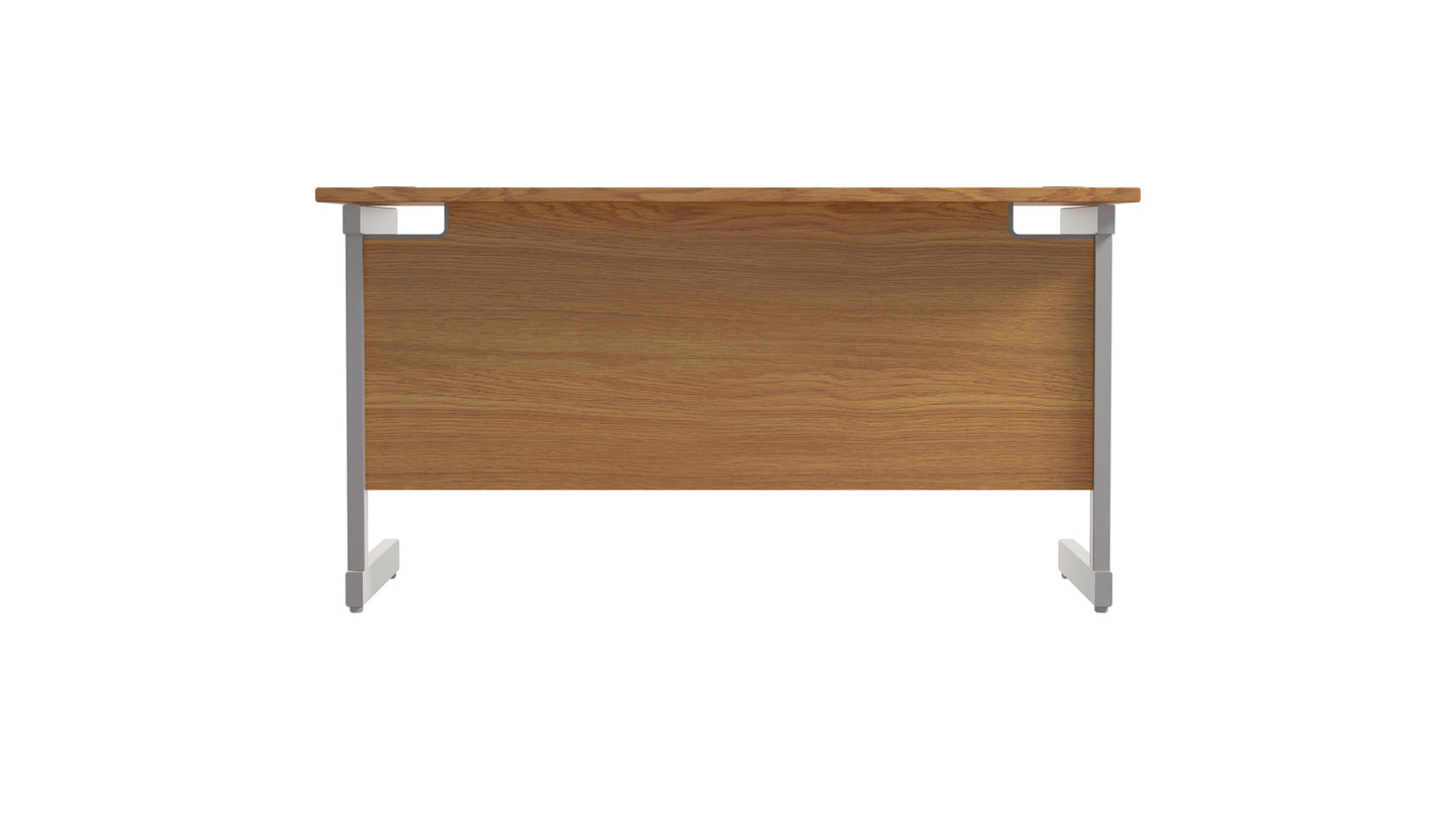 Single Upright Rectangular Desk: 600mm Deep (FSC)