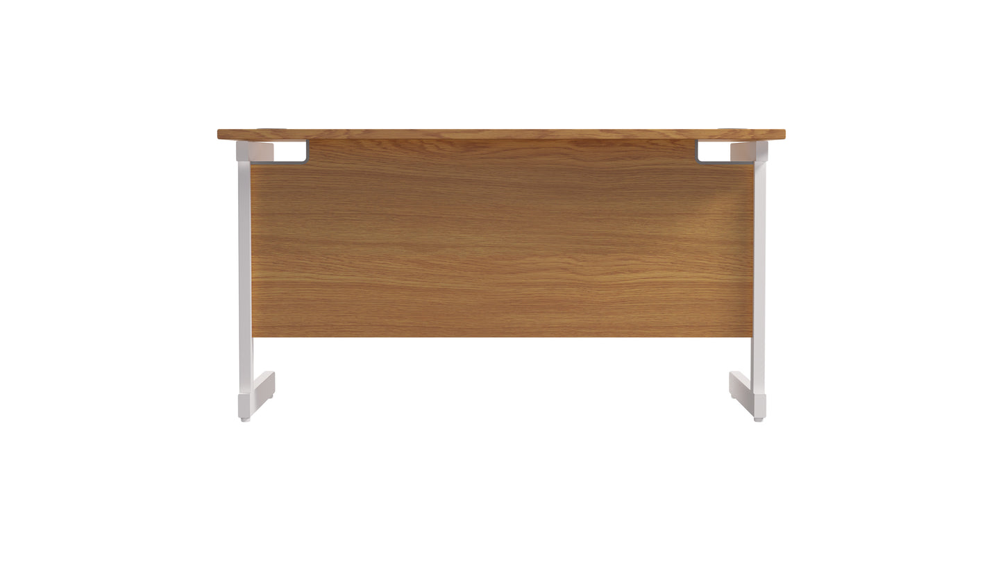 Single Upright Rectangular Desk: 600mm Deep (FSC)