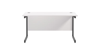 Single Upright Rectangular Desk: 600mm Deep (FSC)