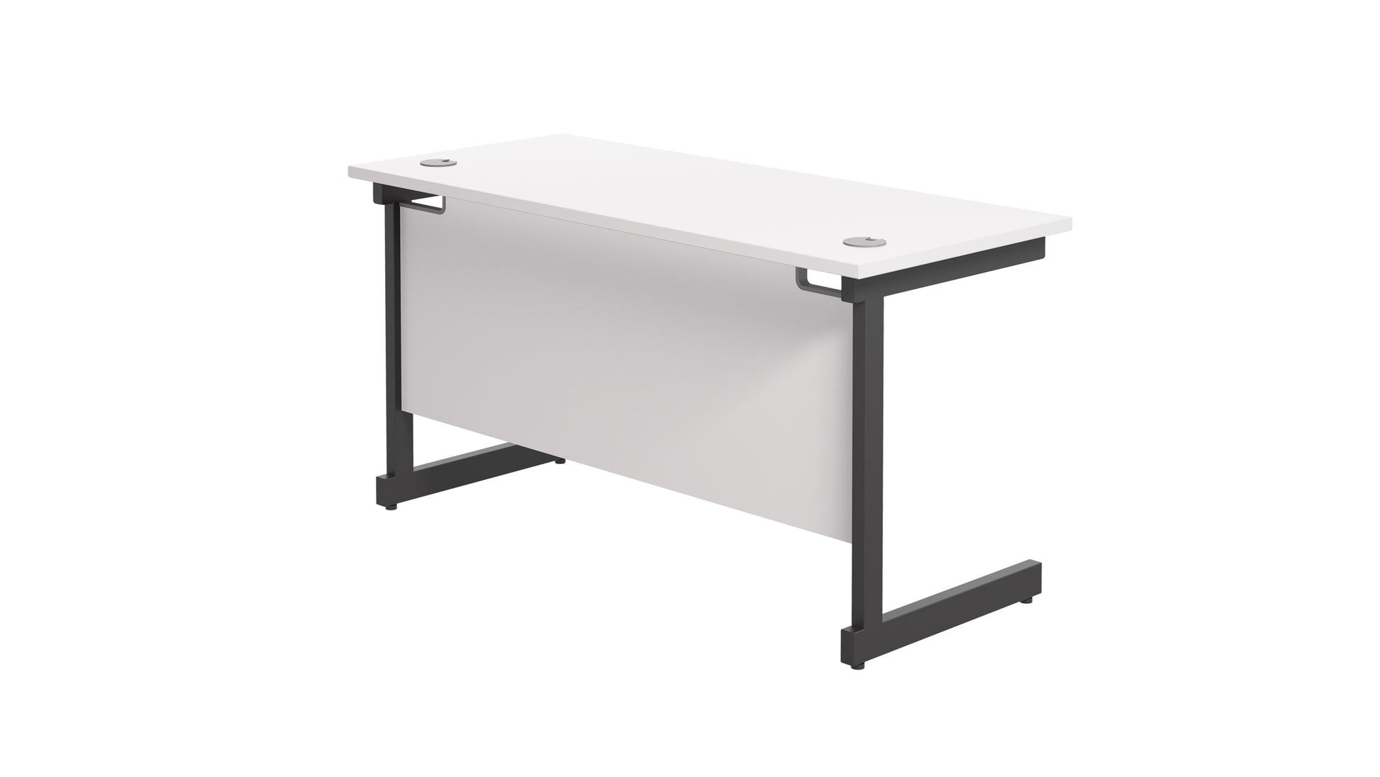 Single Upright Rectangular Desk: 600mm Deep (FSC)