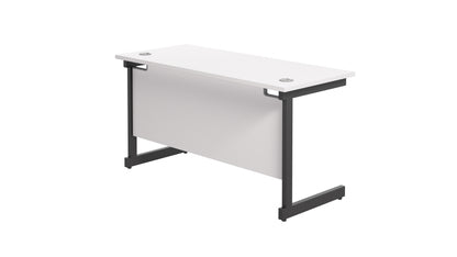 Single Upright Rectangular Desk: 600mm Deep (FSC)