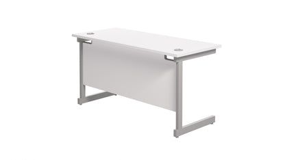 Single Upright Rectangular Desk: 600mm Deep (FSC)