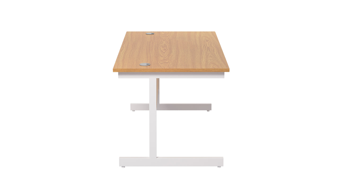 Single Upright Rectangular Desk: 800mm Deep (FSC)