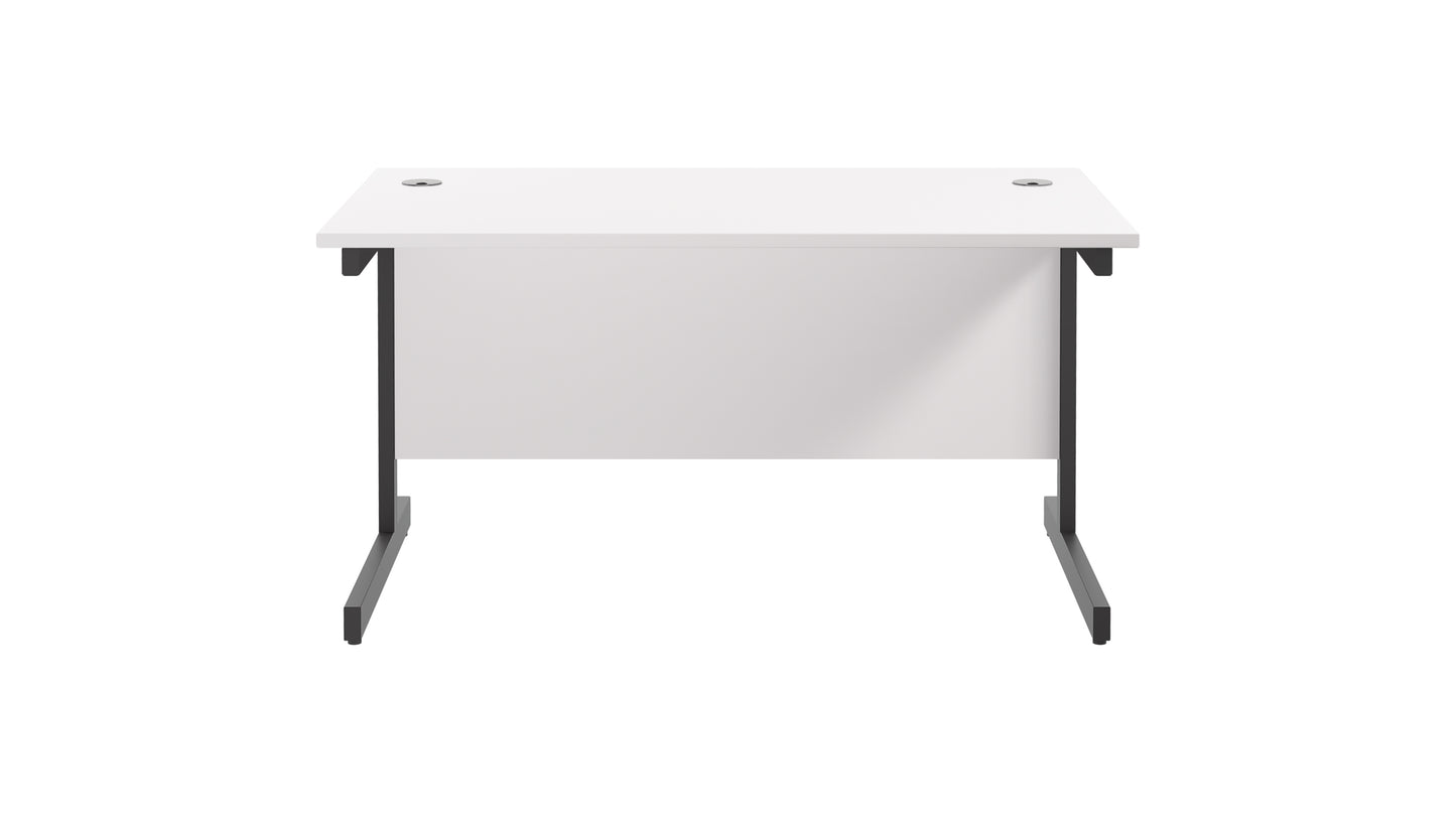 Single Upright Rectangular Desk: 800mm Deep (FSC)