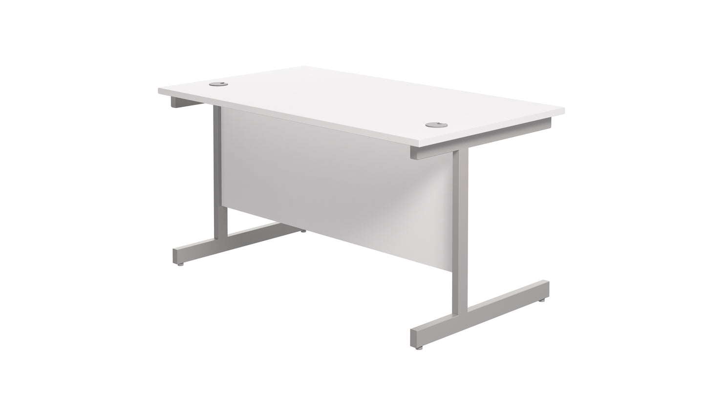 Single Upright Rectangular Desk: 800mm Deep (FSC)
