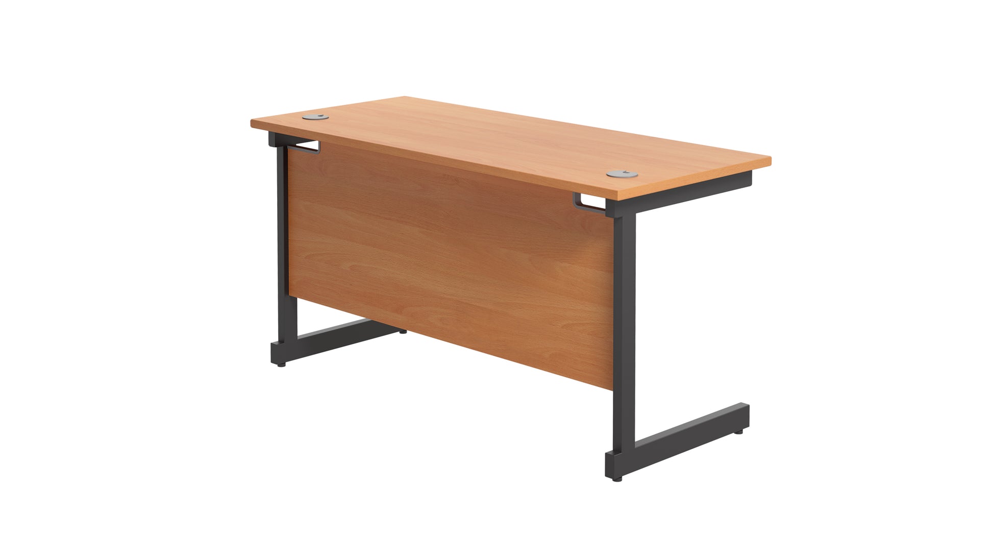 Single Upright Rectangular Desk: 600mm Deep (FSC)
