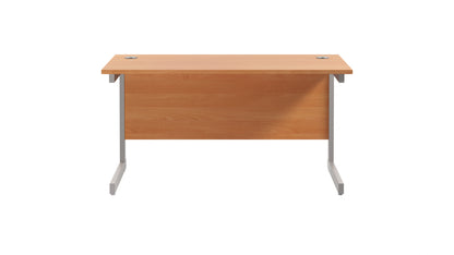 Single Upright Rectangular Desk: 600mm Deep (FSC)