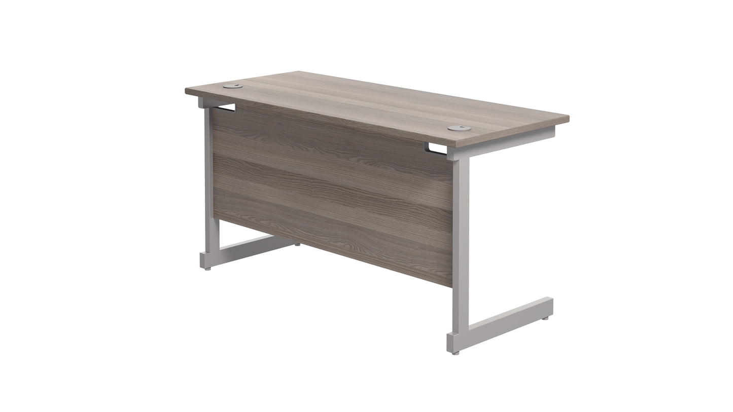 Single Upright Rectangular Desk: 600mm Deep (FSC)