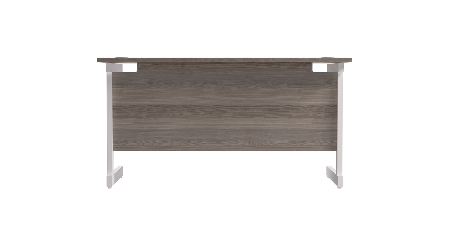 Single Upright Rectangular Desk: 600mm Deep (FSC)
