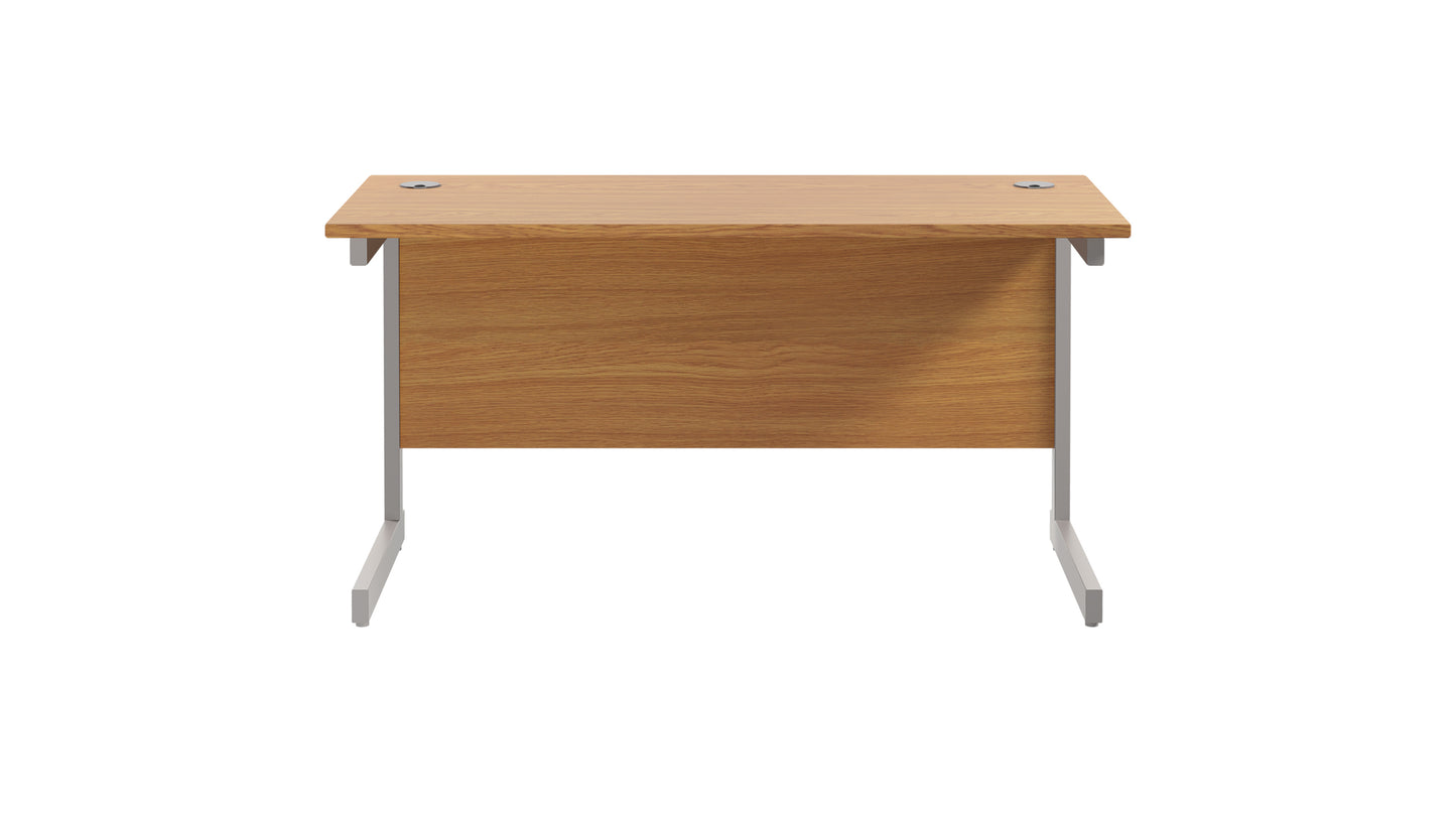 Single Upright Rectangular Desk: 600mm Deep (FSC)