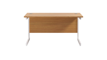 Single Upright Rectangular Desk: 600mm Deep (FSC)