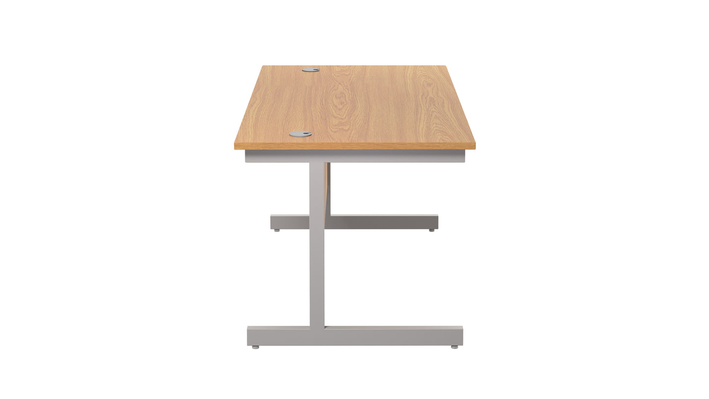 Single Upright Rectangular Desk: 800mm Deep (FSC)