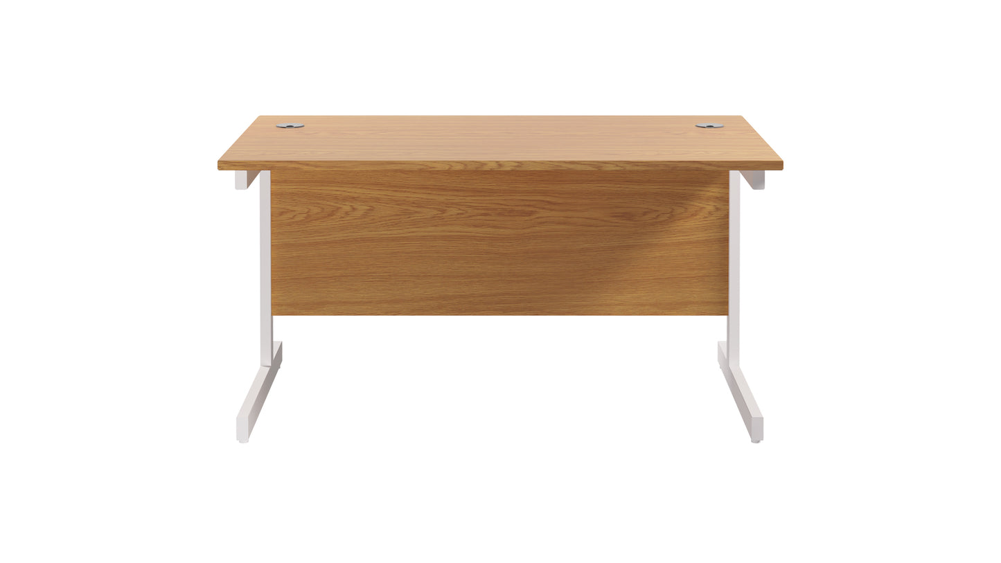Single Upright Rectangular Desk: 800mm Deep (FSC)