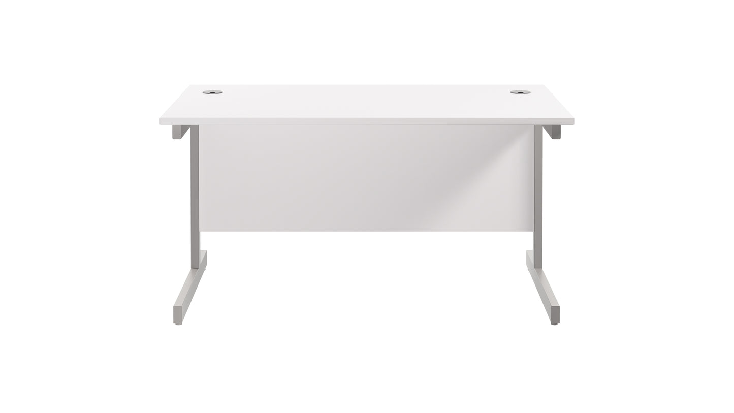 Single Upright Rectangular Desk: 800mm Deep (FSC)