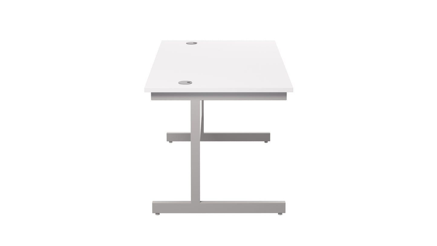 Single Upright Rectangular Desk: 800mm Deep (FSC)