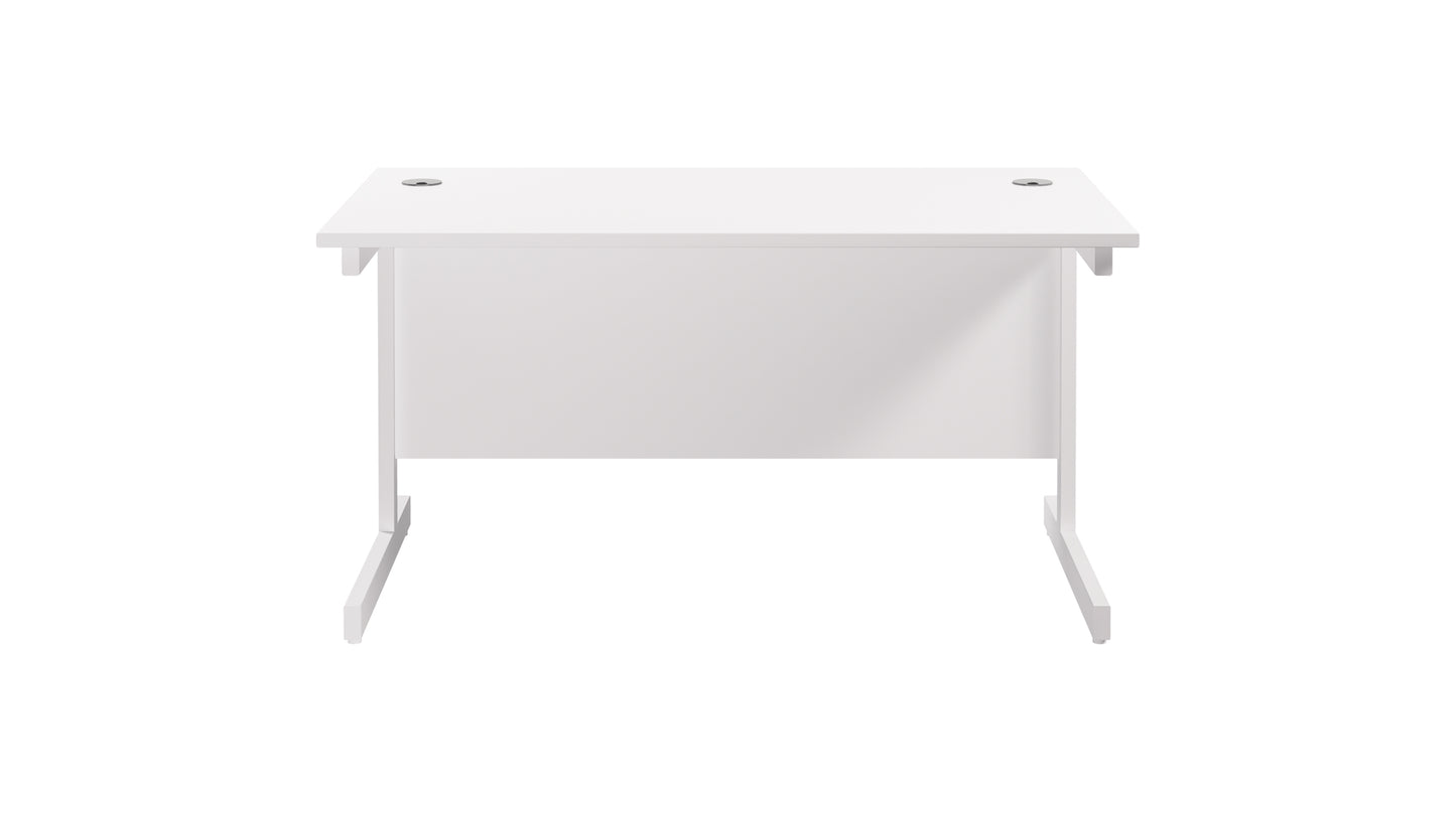 Single Upright Rectangular Desk: 800mm Deep (FSC)