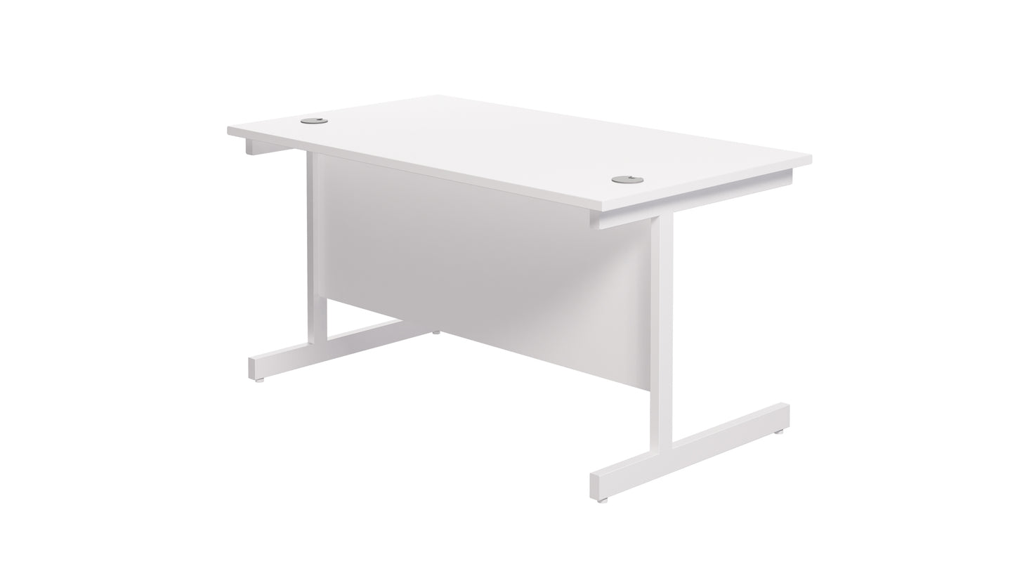 Single Upright Rectangular Desk: 800mm Deep (FSC)