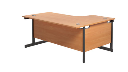 Single Upright Left Hand Radial Desk (FSC)
