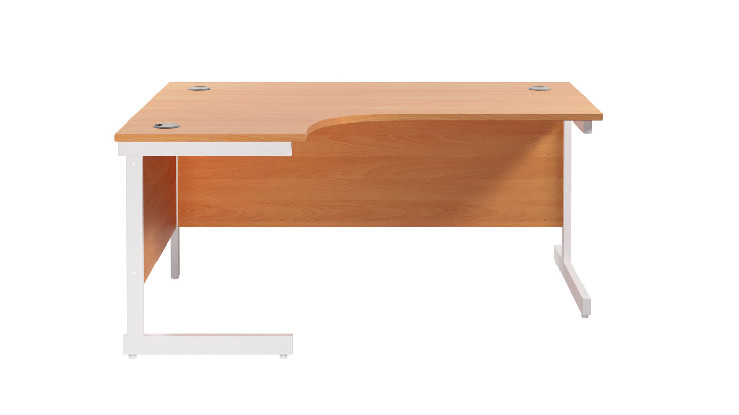 Single Upright Left Hand Radial Desk (FSC)