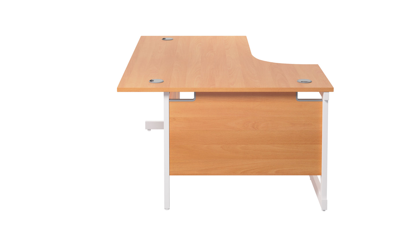 Single Upright Left Hand Radial Desk (FSC)