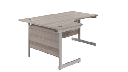 Aztec|Single Upright|Left Hand|Radial Desk|1600x1200|Grey Oak-Silver