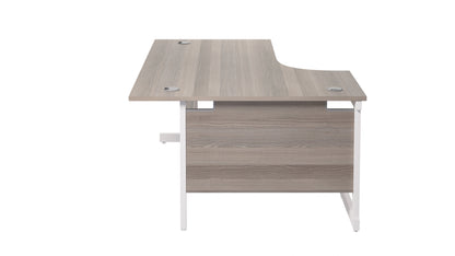 Single Upright Left Hand Radial Desk (FSC)